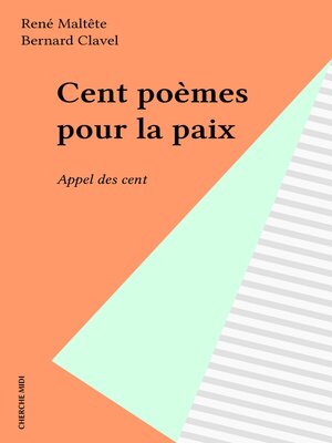 cover image of Cent poèmes pour la paix